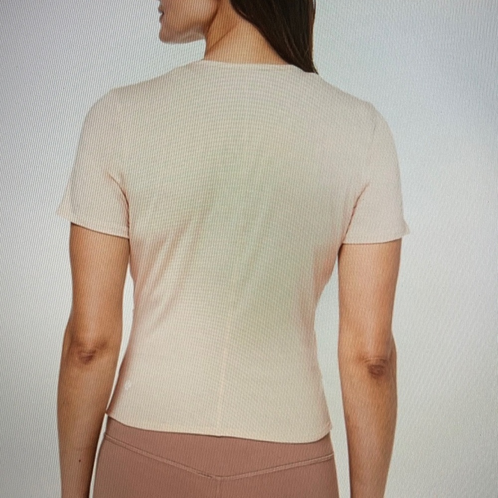 Lululemon Round Trip Short Sleeve Heathered Nudie - Picture 2 of 7